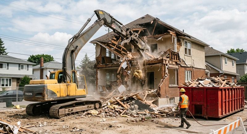 House Wrecking in South Houston, TX