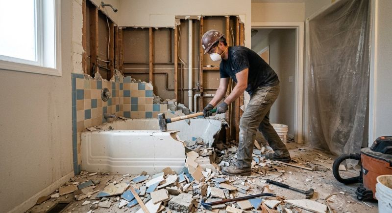 Bathroom Demolition in Sacramento, CA