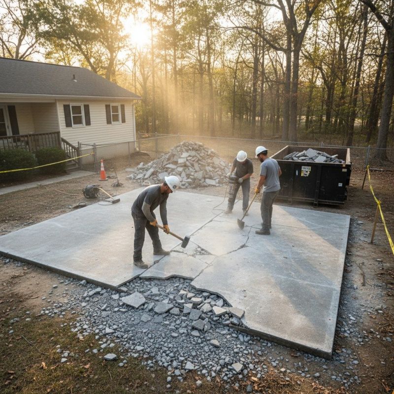 Cement Demolition in Bergen County, NJ