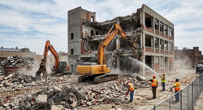 Commercial Property Demolition in Bergen County, NJ