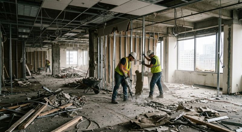 Commercial Property Demolition in Katy, TX